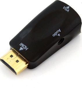 Adapter AV Apte HDMI - D-Sub (VGA) + Jack 3.5mm czarny 4