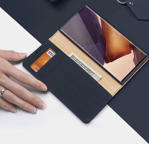 Dux Ducis DUX DUCIS Wish skórzane etui pokrowiec ze skóry naturalnej Samsung Galaxy Note 20 Ultra niebieski uniwersalny (62065-uniw) - 62065-uniw 3