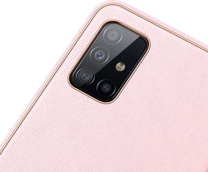 Dux Ducis Dux Ducis Yolo eleganckie etui pokrowiec ze skóry ekologicznej Samsung Galaxy A71 różowy uniwersalny (63386-uniw) - 63386-uniw 3