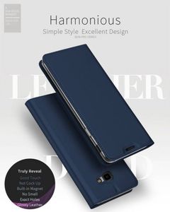 Dux Ducis Etui SAMSUNG GALAXY A01 z klapką Dux Ducis skórzane Skin Leather granatowe 3