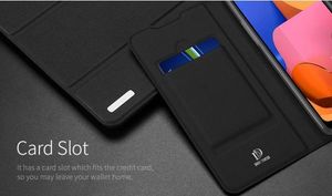 Dux Ducis Etui SAMSUNG GALAXY A20S z klapką Dux Ducis skórzane Skin Leather czarne (109623) - om-67703 7