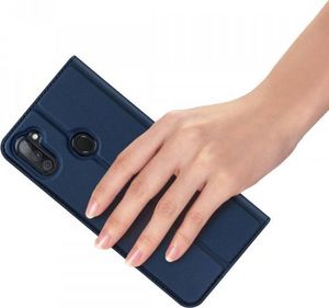 Dux Ducis Etui SAMSUNG GALAXY M11 z klapką Dux Ducis skórzane Skin Leather granatowe 5