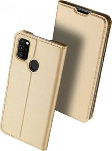 Dux Ducis Etui SAMSUNG GALAXY M21 / M30S z klapką Dux Ducis skórzane Skin Leather złote 5