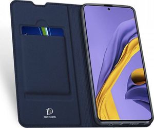 Dux Ducis Etui SAMSUNG GALAXY M51 z klapką Dux Ducis skórzane Skin Leather granatowe 2