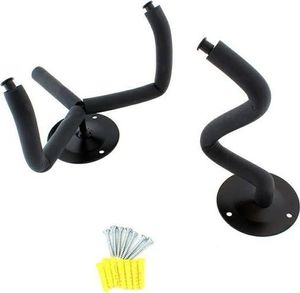 Apte SG1B WIESZAK GITAROWY ŚCIENNY 2-CZĘŚCIOWY CZARNY uniwersalny 2