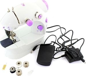 Maszyna do szycia Apte towar w Sosnowcu - Maszyny do szycia [Apte] AG330A MINI MASZYNA DO SZYCIA PRZENOŚNA PODRÓŻNA uniwersalny () - Morelenet_7369857 2