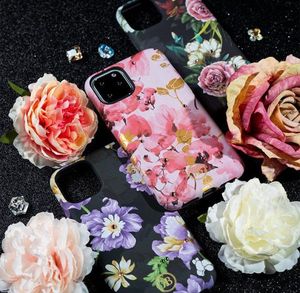 Kingxbar Kingxbar iPhone 11 Pro Max Forest Series-Pink Flower 13