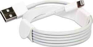 Kabel USB Apple Kabel Apple MD818ZM/A bulk round pack iPhone 5/SE/6/6 Plus/7/7 Plus/8/8 Plus/X/Xs/Xs Max/Xr 1