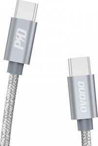 Kabel USB Dudao USB-C - USB-C 1 m Szary (80080) 1