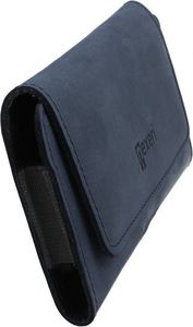 Nexeri Kabura skórzana IPHONE 5 do paska Nexeri 3D Crazy granatowe 2