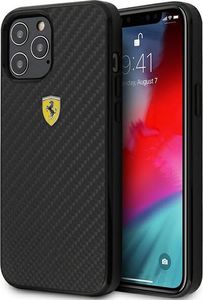 Ferrari Ferrari FERCAHCP12LBK iPhone 12 Pro Max 6,7 czarny/black hardcase On Track Real Carbon 1