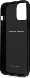 Ferrari Ferrari FERCAHCP12MBK iPhone 12/12 Pro 6,1 czarny/black hardcase On Track Real Carbon 7