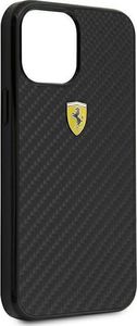Ferrari Ferrari FERCAHCP12MBK iPhone 12/12 Pro 6,1 czarny/black hardcase On Track Real Carbon 8