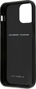Ferrari Ferrari FERCAHCP12SBK iPhone 12 mini 5,4 czarny/black hardcase On Track Real Carbon 6
