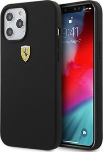 Ferrari Ferrari FESSIHCP12LBK iPhone 12 Pro Max 6,7 czarny/black hardcase On Track Silicone 1