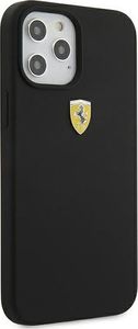 Ferrari Ferrari FESSIHCP12LBK iPhone 12 Pro Max 6,7 czarny/black hardcase On Track Silicone 4
