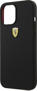 Ferrari Ferrari FESSIHCP12LBK iPhone 12 Pro Max 6,7 czarny/black hardcase On Track Silicone 6