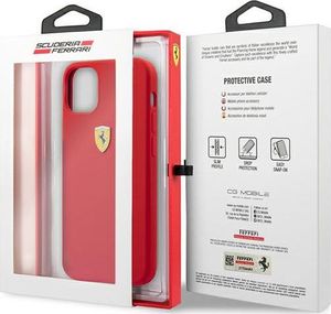 Ferrari Ferrari FESSIHCP12LRE iPhone 12 Pro Max 6,7 czerwony/red hardcase On Track Silicone 8