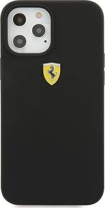 Ferrari Ferrari FESSIHCP12MBK iPhone 12/12 Pro 6,1 czarny/black hardcase On Track Silicone 3