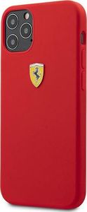 Ferrari Ferrari FESSIHCP12MRE iPhone 12/12 Pro 6,1 czerwony/red hardcase On Track Silicone 2