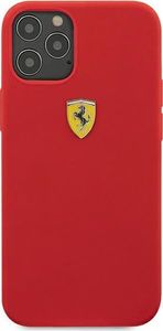 Ferrari Ferrari FESSIHCP12MRE iPhone 12/12 Pro 6,1 czerwony/red hardcase On Track Silicone 3