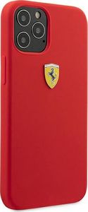 Ferrari Ferrari FESSIHCP12MRE iPhone 12/12 Pro 6,1 czerwony/red hardcase On Track Silicone 4