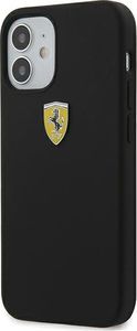 Ferrari Ferrari FESSIHCP12SBK iPhone 12 mini 5,4 czarny/black hardcase On Track Silicone 2