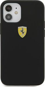 Ferrari Ferrari FESSIHCP12SBK iPhone 12 mini 5,4 czarny/black hardcase On Track Silicone 3