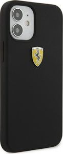 Ferrari Ferrari FESSIHCP12SBK iPhone 12 mini 5,4 czarny/black hardcase On Track Silicone 4