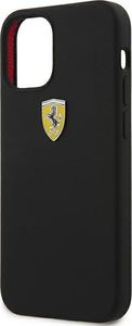 Ferrari Ferrari FESSIHCP12SBK iPhone 12 mini 5,4 czarny/black hardcase On Track Silicone 6