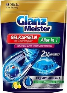 GlanzMeister Glanz Meister Kapsułki żelowe do zmywarki 45szt. uniwersalny 1