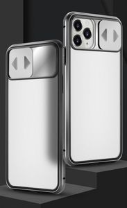 Wozinsky Wozinsky Magnetic Cam Slider Case magnetyczne etui 360 na cały telefon szkło na ekran osłona na aparat iPhone 11 Pro Max czarny 9