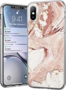 Wozinsky Wozinsky Marble żelowe etui pokrowiec marmur iPhone 12 6,7'' różowy 1