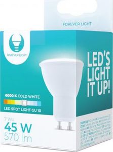 Forever Light Żarówka LED GU10 7W 230V 6000K 570lm Forever Light 1