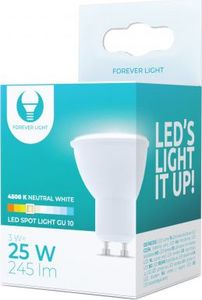 Forever Light Żarówka LED GU10 3W 230V 4500K 245lm Forever Light 1