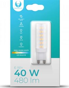 Forever Light Żarówka LED G9 6W 230V 3000K 480lm Forever Light 1