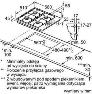 Płyta grzewcza Bosch PBP6B5B80 6