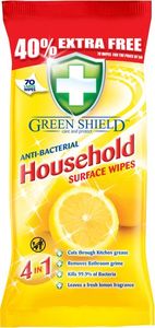 Green Shield Chusteczki nawilżane Green Shield Household 70 sztuk uniwersalny 1