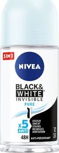 Nivea Nivea Roll-On Woman B W Invisible pure 50ml uniwersalny 1