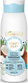 Bielenda Bielenda Beauty milky Kremowe mleczko kokosowe do kąpieli 400ml uniwersalny 1
