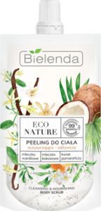 Bielenda Bielenda Eco Nature peeling do ciała oczyszczający Mleczko waniliowe + Mleczko kokosowe + kwiat pomarańczy 100g uniwersalny 1