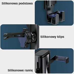 Usams Uchwyt zaciskowy do samochodu Gravity ZJ058ZJ01 14