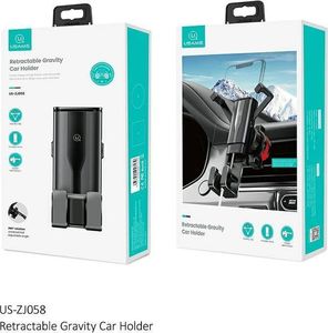Usams Uchwyt zaciskowy do samochodu Gravity ZJ058ZJ01 17