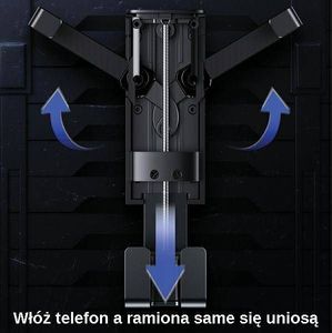 Usams Uchwyt zaciskowy do samochodu Gravity ZJ058ZJ01 7