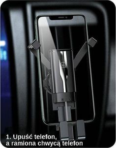 Usams Uchwyt zaciskowy do samochodu Gravity ZJ058ZJ01 10