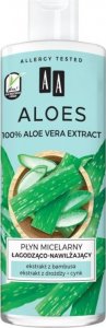 AA Aloes 100% Płyn micelarny łagodząco-nawilżający 400ml 1