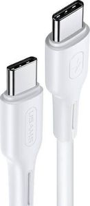 Kabel USB Usams USB-C - USB-C 1.2 m Biały (112229) 1