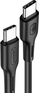 Kabel USB Usams USB-A - USB-C 1.2 m Czarny (112230) 2