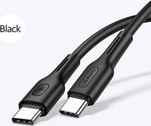 Kabel USB Usams USB-A - USB-C 1.2 m Czarny (112230) 3