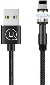 Kabel USB Usams USB-A - Lightning 1 m Czarny (109577) 2